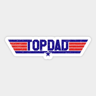 Top Dad (Worn) Sticker